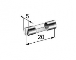 Pojistka skleněná 5A 5x20mm