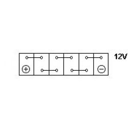 AKUMULATOR VOLTMASTER 44Ah/360A 12V /207x175x190/ L+ /B13/